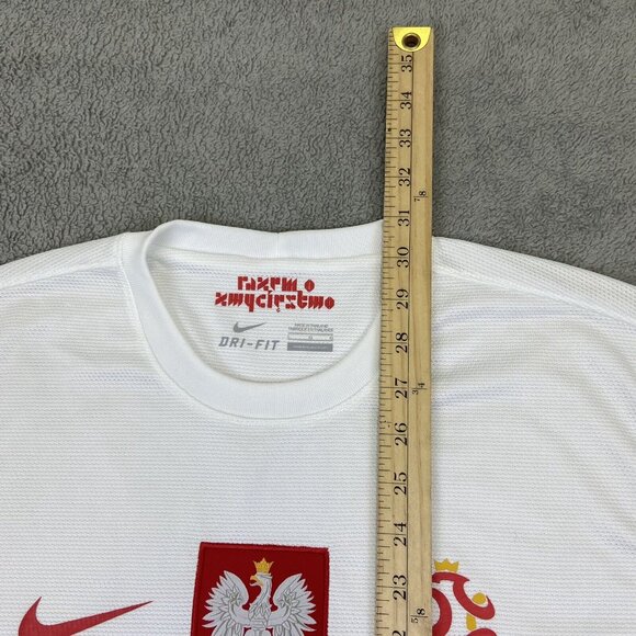 POLAND 2012 2013 HOME FOOTBALL SHIRT‎ SOCCER JERSEY NIKE 450508-105 sz L MEN - Picture 10 of 13